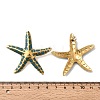 Starfish 304 Stainless Steel Enamel Stud Earrings EJEW-C169-04G-3
