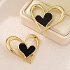 Zinc Alloy Acrylic Stud Earrings FS-WGDBD25-01-2