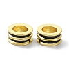 Eco-Friendly Brass Enamel European Beads KK-B047-05G-01-2