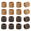 16Pcs 2 Colors Brass European Beads KK-ME0004-18-1