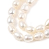 Natural Cultured Freshwater Pearl Beads Strands PEAR-I007-01B-04B-4