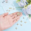 14Pcs Brass Micro Pave Cubic Zirconia Pendants KK-BBC0028-17-3