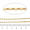 304 Stainless Steel Twisted Figaro Chains CHS-G052-01G-2