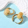 304 Stainless Steel Huggie Hoop Earrings EJEW-JE04260-3