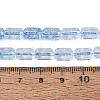 Crackle Transparent Glass Beads Strands GLAA-N068-05A-03-4