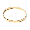 304 Stainless Steel Plain Bangles for Women Men BJEW-Z167-01G-02-4
