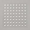 Star Transparent Acrylic Rhinestone Stickers STIC-TAC0001-002A-1