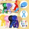 10Pcs Cloth Brooches AJEW-CJC0010-06-3