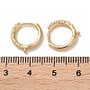 Brass Hoop Earrings Findings KK-B105-02G-3