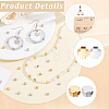 40Pcs 2Colors 304 Stainless Steel Beads STAS-BBC0011-15-6
