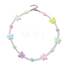 Acrylic Beaded Kids Necklace NJEW-JN04707-02-4