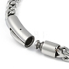 Non-Tarnish 304 Stainless Steel Wheat Chain Bracelets STAS-L692-001P-3