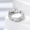 304 Stainless Steel Cuff Open Rings RJEW-P188-02A-P-3