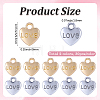 60Pcs 2 Colors Valentine's Day Rack Plating Alloy Pendants FIND-SC0022-81-2
