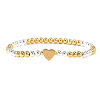 Brass Beads Stretch Bracelets for Women CW0227-16-1