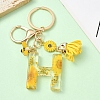 Resin & Alloy Enamel Keychain X1-KEYC-YW00134-08-1