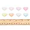 40Pcs UV Plating Opaque Acrylic Beads OACR-FS0002-20-5