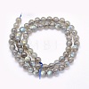 Natural Labradorite Beads Strands G-O166-08-6mm-2