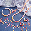 ARRICRAFT 3750Pcs 15 Colors Flat Round Handmade Polymer Clay Beads CLAY-AR0001-20-2