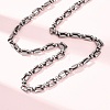 Unisex 304 Stainless Steel Necklaces NJEW-C115-07AS-2
