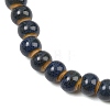 Handmade Fancy Antique Glazed Porcelain Ceramic Round Beads Strands PORC-L019-6mm-07A-5