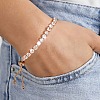 Brass Micro Pave Clear Cubic Zirconia Slider Bracelets for Women WG7A039-01-1