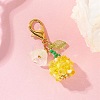 Fruit & Flowers Glass Seed Beads Pendant Decorations HJEW-MZ00407-6