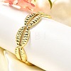 Brass Cuff Bangles for Women BJEW-U018-02G-2