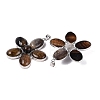 Natural Agate Big Pendants G-Q494-25P-03-2