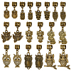 40Pcs 10 Styles Alloy European Dangle Charms PALLOY-PH01961-1