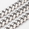 304 Stainless Steel Cuban Link Chains CHS-L015-13-1