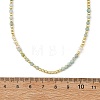 Natural Mixed Gemstone Faceted Round & Round Electroplate Synthetic Non-magnetic Hematite & Natural Pearl Beaded Necklaces NJEW-JN06549-6