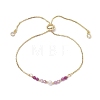 Brass Chain Bracelet BJEW-JB11700-3