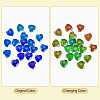 Glass Charms GLAA-TAC0012-28B-4