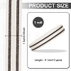 Cotton Stripe Pattern Ribbon OCOR-WH0078-550A-2