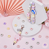 100Pcs Opaque Acrylic Beads MACR-SP0001-35-4
