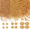 3 Styles 2966 Pcs Glass Seed Beads SEED-HY0001-18-1