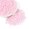 FGB Inside Colours Transparent Glass Seed Beads SEED-T009-01J-3