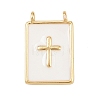 Brass Enamel Pendants KK-L251-01G-B04-1
