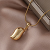 Minimalist 304 Stainless Steel Crystal Rhinestone Pendant Necklaces with Imitation Pearl CU2461-2