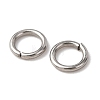 Tarnish Resistant 304 Stainless Steel Open Jump Rings STAS-Q186-02-5x0.8mm-3