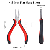 1Pc Carbon Steel Jewelry Pliers for Jewelry Making Supplies AJEW-SC0001-42-2