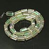 Electroplate Glass Beads EGLA-J023-12x6mm-06-2