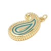 Brass Enamel Pendants KK-K408-43A-02-2