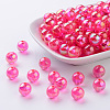Eco-Friendly Transparent Acrylic Beads PL735-15-1