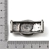 304 Stainless Steel Slide Charms STAS-F356-13AS-03-3