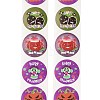 500Pcs Round Halloween Stickers AJEW-S090-03E-2