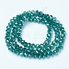 Electroplate Glass Beads Strands EGLA-A044-T1mm-A18-2