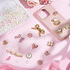 Plastic & ABS Plastic Imitation Pearl & Acrylic Cabochons Findings Kits DIY-SC0033-95-4
