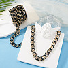 2m Aluminium Two Tone Rhombus Link Chains CHA-TA0001-41BG-7